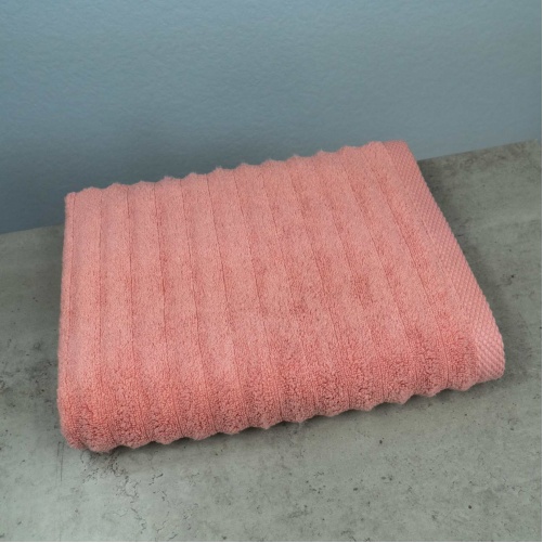 Рушник махровий GM Textile 50x90см Преміум якості Зеро Твіст 550г/м2 (Теракотовий)