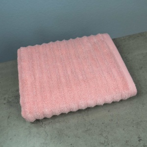 Рушник махровий GM Textile 50x90см Преміум якості Зеро Твіст 550г/м2 (Рожевий)