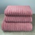 Набір махрових рушників Зеро Твіст 3шт GM Textile 50x90см, 50x90см, 70x140см 550г/м2 (Пудра)