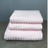 Набір махрових рушників Зеро Твіст 3шт GM Textile 50x90см, 50x90см, 70x140см 550г/м2 (Світло-рожевий)