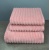 Набір махрових рушників Зеро Твіст 3шт GM Textile 50x90см, 50x90см, 70x140см 550г/м2 (Рожевий)