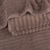 Рушник махровий GM Textile 50x90см Преміум якості Зеро Твіст 550г/м2 (Шоколад)