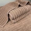 Рушник махровий GM Textile 50x90см Преміум якості Зеро Твіст 550г/м2 (Темно-Бежовий)
