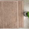 Рушник махровий GM Textile 50x90см Преміум якості Зеро Твіст 550г/м2 (Темно-Бежовий)