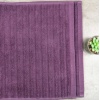 Набір махрових рушників Зеро Твіст 2шт GM Textile 50x90см, 70x140см 550г/м2 (Темно-Бузковий)