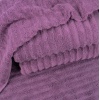 Набір махрових рушників Зеро Твіст 2шт GM Textile 50x90см, 70x140см 550г/м2 (Темно-Бузковий)