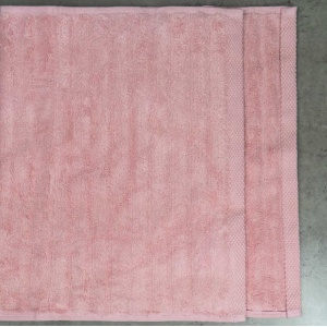 Рушник махровий для обличчя та рук GM Textile 40x70см Преміум якості Зеро Твіст 550г/м2 (Рожевий)