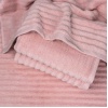 Банное махровое полотенце GM Textile 70x140см Премиум качества Зеро Твист 550г/м2 (Розовый)
