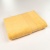 Махровий рушник 50x90см Преміум якості Зеро Твіст Бордюр 550г/м2 (Жовтий)