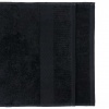 Махровий рушник 50x90см Преміум якості Зеро Твіст Бордюр 550г/м2 (Чорний)