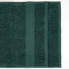 Махровий рушник 50x90см Преміум якості Зеро Твіст Бордюр 550г/м2 (Зелений)
