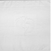Махровий рушник жакардовий для ніг GM Textile 50х70см 600г/м2 (Білий)