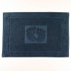Махровий рушник жакардовий для ніг GM Textile 50х70см 600г/м2 (Графітовий)