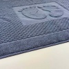 Махровий рушник жакардовий для ніг GM Textile 50х70см 600г/м2 (Денім)
