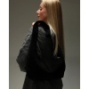 Жіноча сумка-хобо з натуральної замші SW140-1 (Чорний)