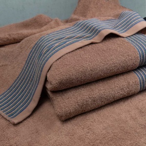 Махровий рушник для обличчя та рук GM Textile 50х90см Берлін 450г/м2 (Кремовий)