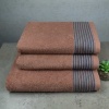 Комплект махрових рушників 3шт GM Textile 50х90см, 50х90см, 70х140см Берлін 450г/м2 (Кремовий) Комплект махрових рушників 3шт GM Textile 50х90см, 50х90см, 70х140см Берлін 450г/м2 (Кремовий)