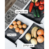 Набір багаторазових сумок для продуктів із сітки (Чорний)