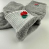 Теплі шкарпетки жіночі класичні однотонні Квітка GM Textile Високі 36-41 Світло-Сірий