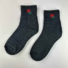 Теплі шкарпетки жіночі класичні однотонні Квітка GM Textile Високі 36-41 Чорний