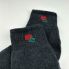 Теплі шкарпетки жіночі класичні однотонні Квітка GM Textile Високі 36-41 Чорний