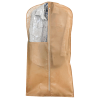 Чохол для верхнього одягу з прозорою ПВХ вставкою 120х60 см HCh-120-beige (Бежевий)