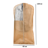 Чохол для верхнього одягу з прозорою ПВХ вставкою 120х60 см HCh-120-beige (Бежевий)