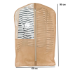 Чохол для верхнього одягу з прозорою ПВХ вставкою 90х60 см HCh-90-beige (Бежевий)