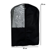 Чохол для верхнього одягу з прозорою ПВХ вставкою 90х60 см HCh-90-black (Чорний)