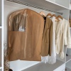 Чохол для верхнього одягу з прозорою ПВХ вставкою 90х60 см HCh-90-beige (Бежевий)