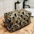 Велика жіноча бавовняна косметичка Серця 24x13x13 см (Коричневий)