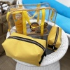 Набір для пляжу - сумка та дві косметички KBeach-yellow (Жовтий) Набір для пляжу - сумка та дві косметички KBeach-yellow (Жовтий)