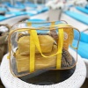 Набір для пляжу - сумка та дві косметички KBeach-yellow (Жовтий)