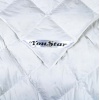 Ексклюзивна пухова Полуторна ковдра преміум якості YouStar 100% гусячий пух, Сатин, розмір 145х205 см (Білий)