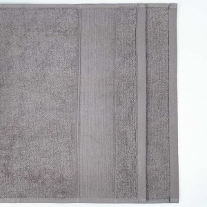 Рушник махровий для душу GM Textile 100х150см Line 400г/м2 (Попелястий)