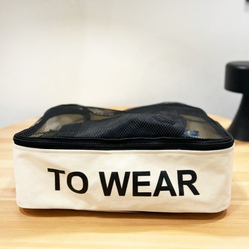 Сумка бавовняна для речей 35x25x12 TO WEAR (Бежевий)