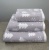 Комплект махрових рушників Новорічні Merry Christmas Ялинки 3шт GM Textile 40х70см, 50х90см, 70х140см 500г/м2 (Світло-Сірий)