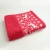 Рушник махровий Новорічне Merry Christmas Олені GM Textile 40х70см 500г/м2 (Червоний)