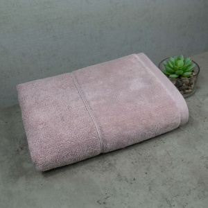 Рушник для обличчя та рук махра/велюр GM Textile 40x70см Преміум якості Milado 550г/м2 (Кремовий)