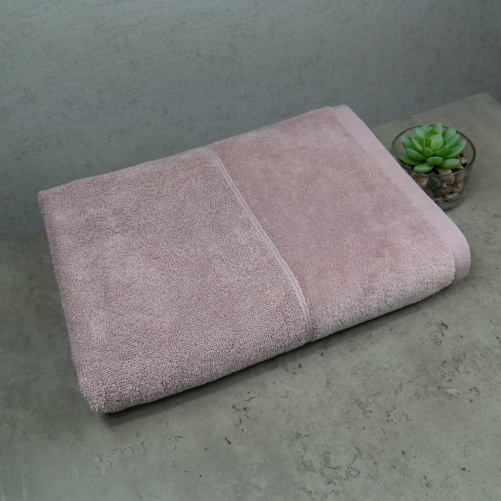 Рушник махра/велюр GM Textile 50x90см Преміум якості Milado 550г/м2 (Кремовий)