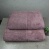 Набір рушників велюр/махра 2шт GM Textile 50x90см, 70x140см Преміум якості Milado 550г/м2 (Попелястий)