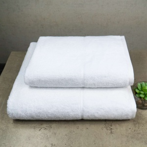 Набір рушників велюр/махра 2шт GM Textile 50x90см, 70x140см Преміум якості Milado 550г/м2 (Білий) Набір рушників велюр/махра 2шт GM Textile 50x90см, 70x140см Преміум якості Milado 550г/м2 (Білий)