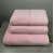 Набір рушників велюр/махра 3шт GM Textile 50x90см, 50x90см, 70x140см Premium Milado 550г/м2 (Рожевий)
