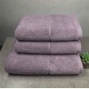 Набір рушників велюр/махра 3шт GM Textile 50x90см, 50x90см, 70x140см Premium Milado 550г/м2 (Виноградний) Набір рушників велюр/махра 3шт GM Textile 50x90см, 50x90см, 70x140см Premium Milado 550г/м2 (Виноградний)
