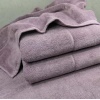 Великий банний рушник махровий GM Textile 100x150 см Преміум якості Milado 550 г/м2 (Виноградний)