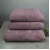 Набір рушників велюр/махра 3шт GM Textile 50x90см, 50x90см, 70x140см Premium Milado 550г/м2 (Попелястий)