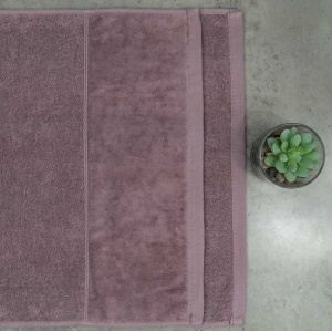 Великий банний рушник махровий GM Textile 100x150 см Преміум якості Milado 550 г/м2 (Попелястий)