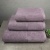 Набір велюр/махра рушників 3шт GM Textile 40x70см, 50x90см, 70x140см Premium Milado 550г/м2 (Виноградний)