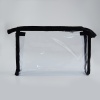 Cиликоновая косметичка трапеція М - 23x18x5 см (Чорний)
