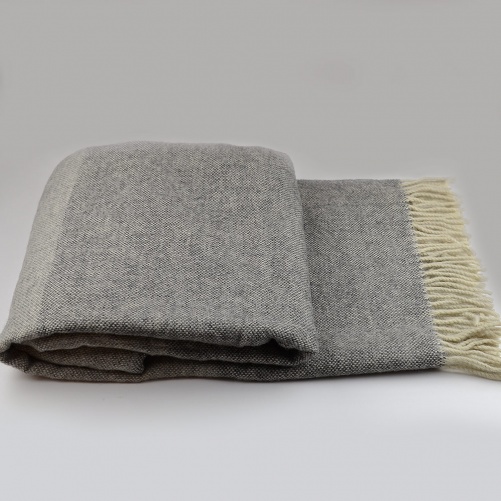 Покривало-плед шерстяной 130х180см 350г/м2 19P-13-grey (Серый)